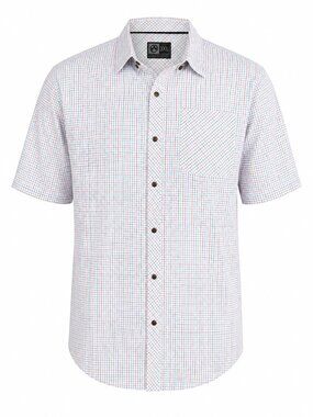 Magpul Men’s 3XL Plaid Snap Button Fishing Hiking Shirt Short Sleeve